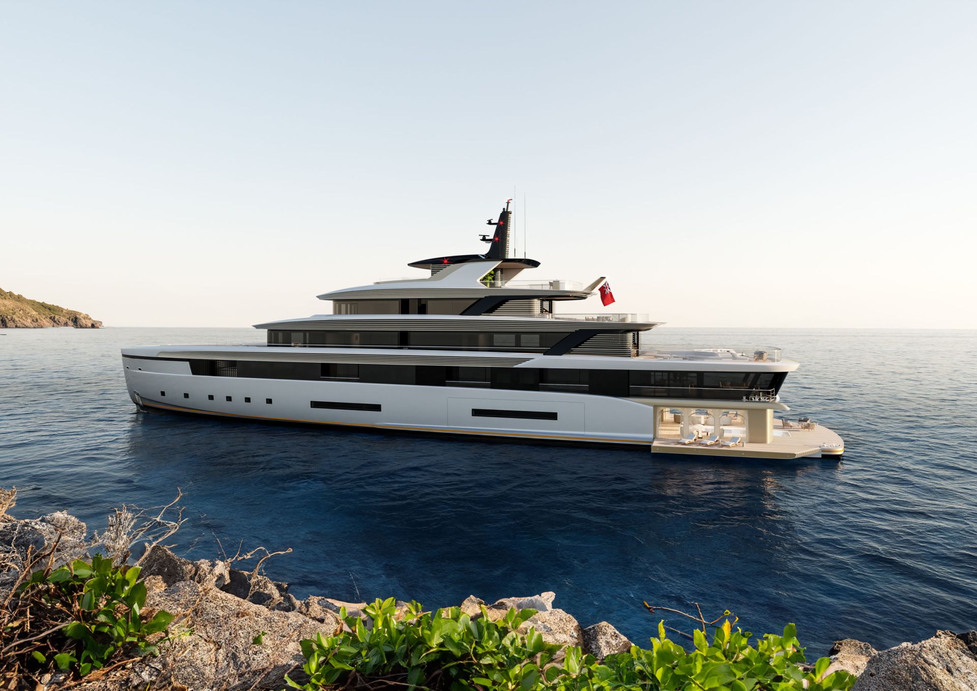 75m DORRIES ALYRA Yacht Exterior Design Phathom 75m DORRIES ALYRA Yacht Exterior Design