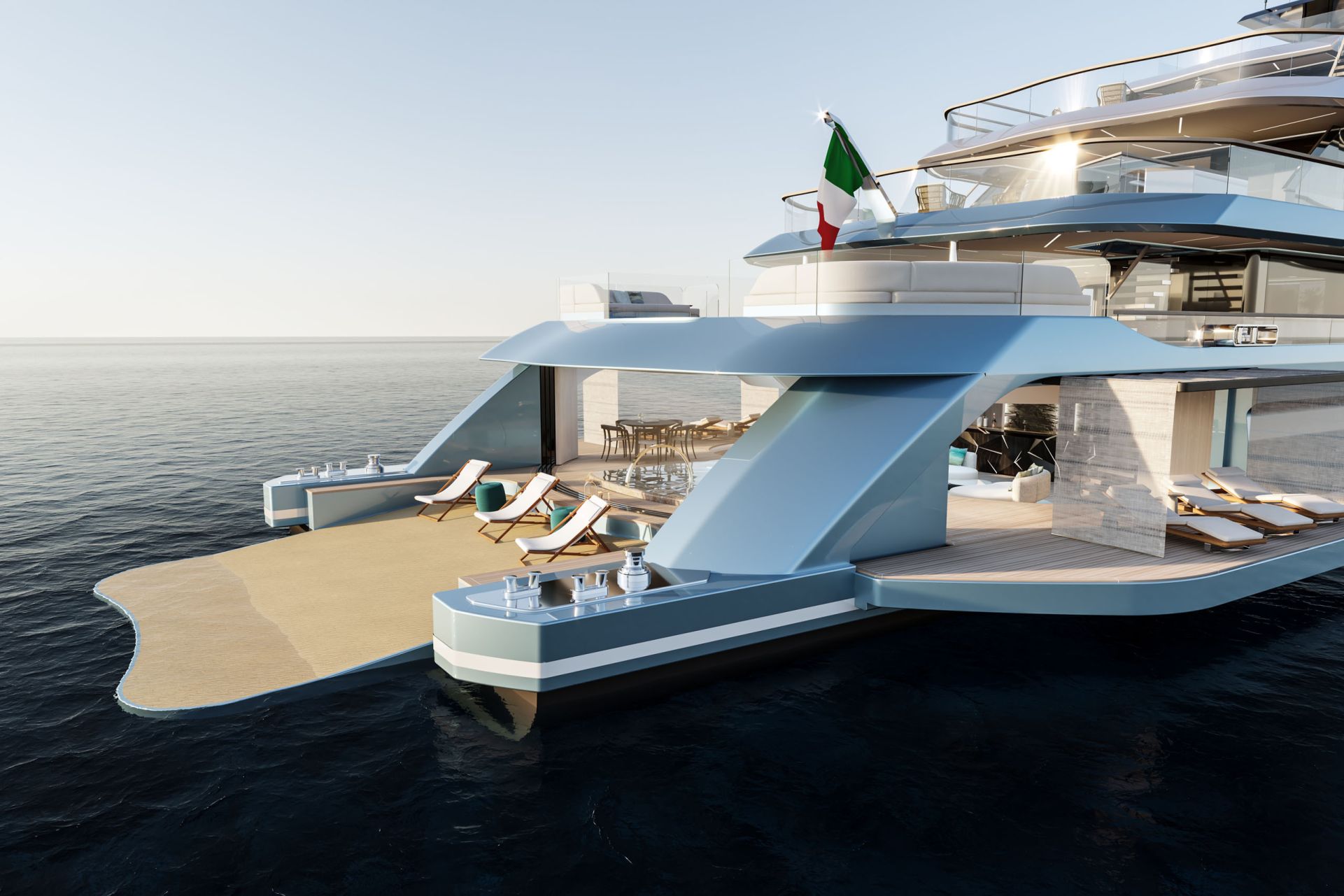 WIDER YACHTS 72M AETHERIUS YACHT PHATHOM STUDIO WIDER YACHTS 72M AETHERIUS YACHT PHATHOM STUDIO