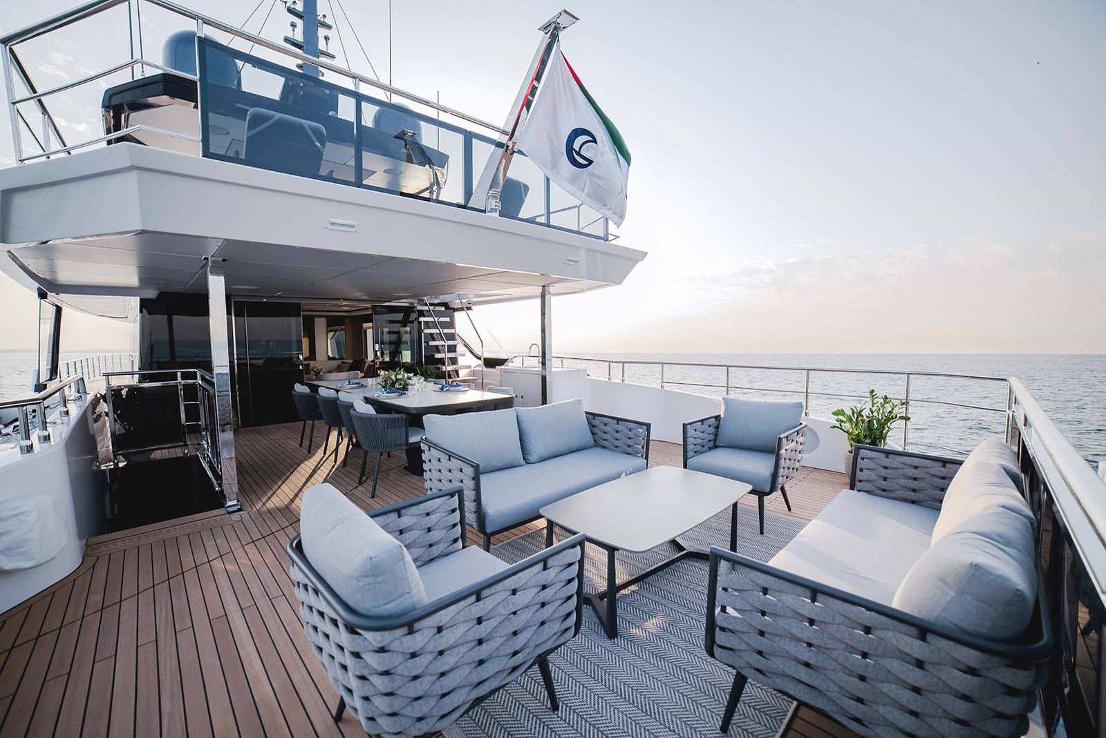 Majesty 112 Terrace Yacht Design Phathom