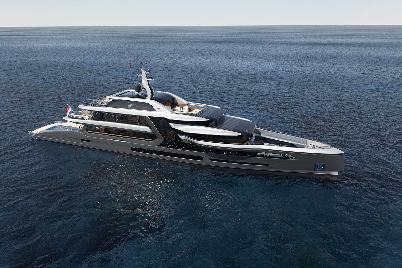 Phathom yacht 60m studio design