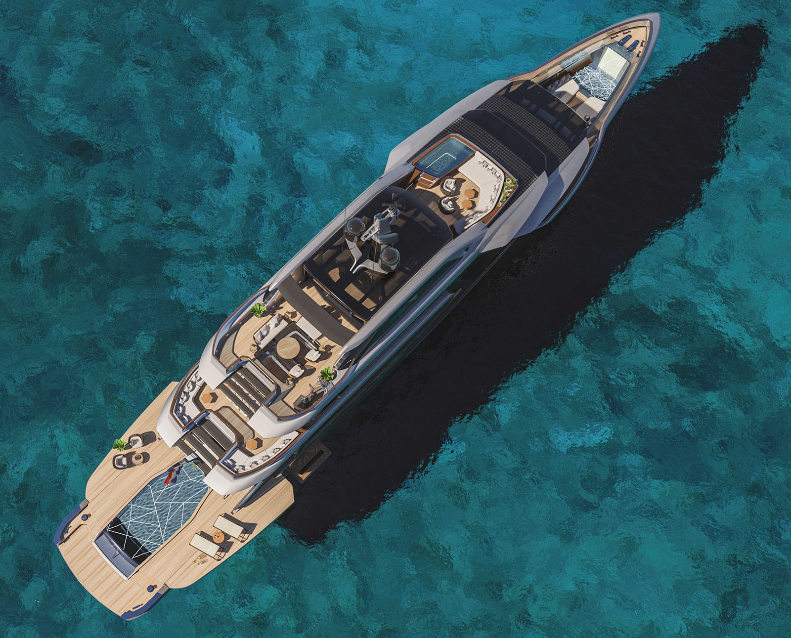 Phathom yacht 60m studio design