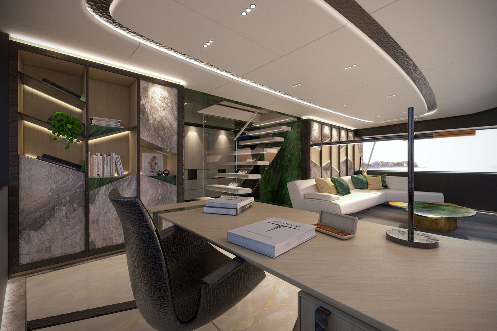 Phathom yacht 60m studio design