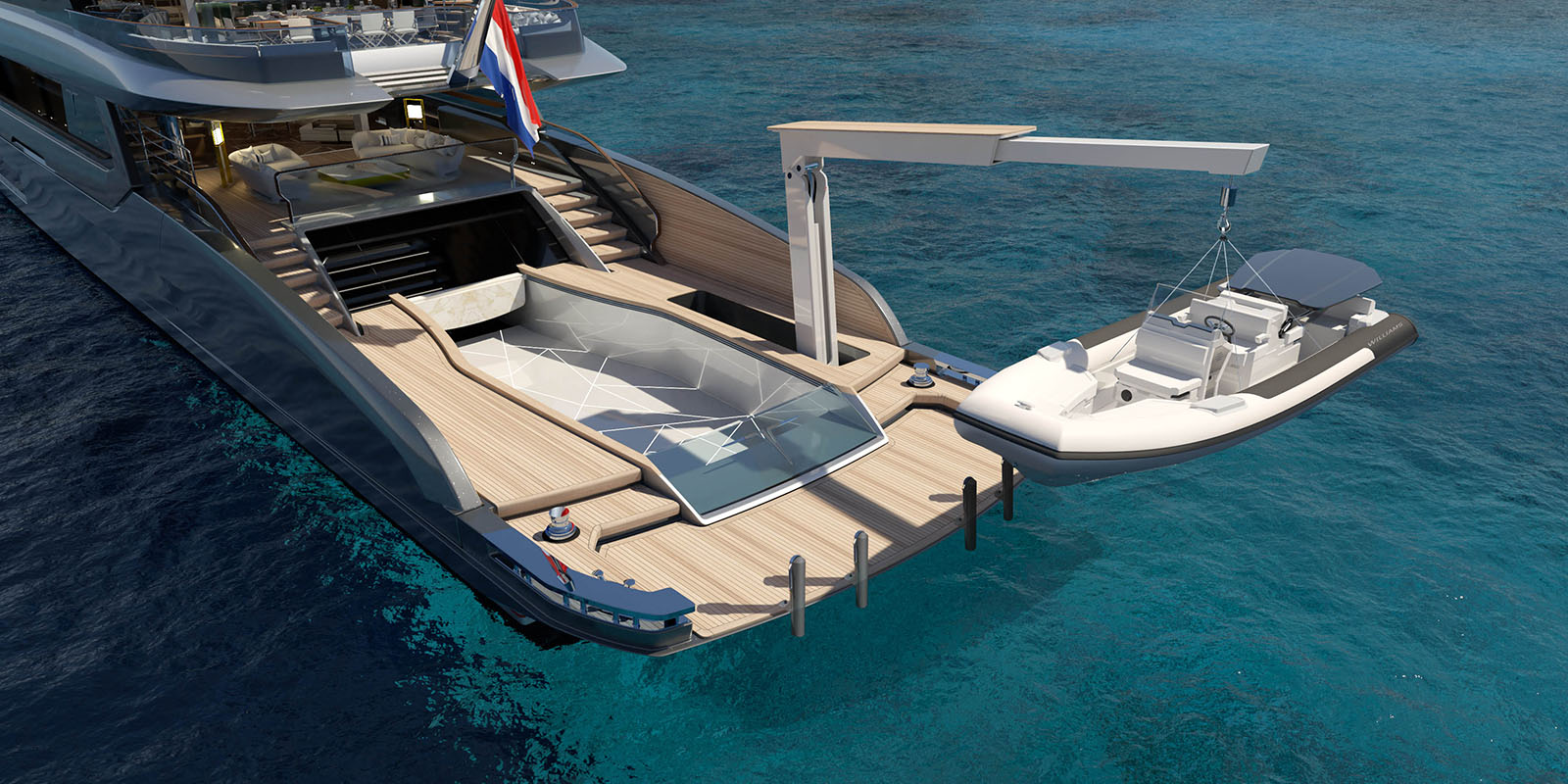 Phathom yacht 60m studio design