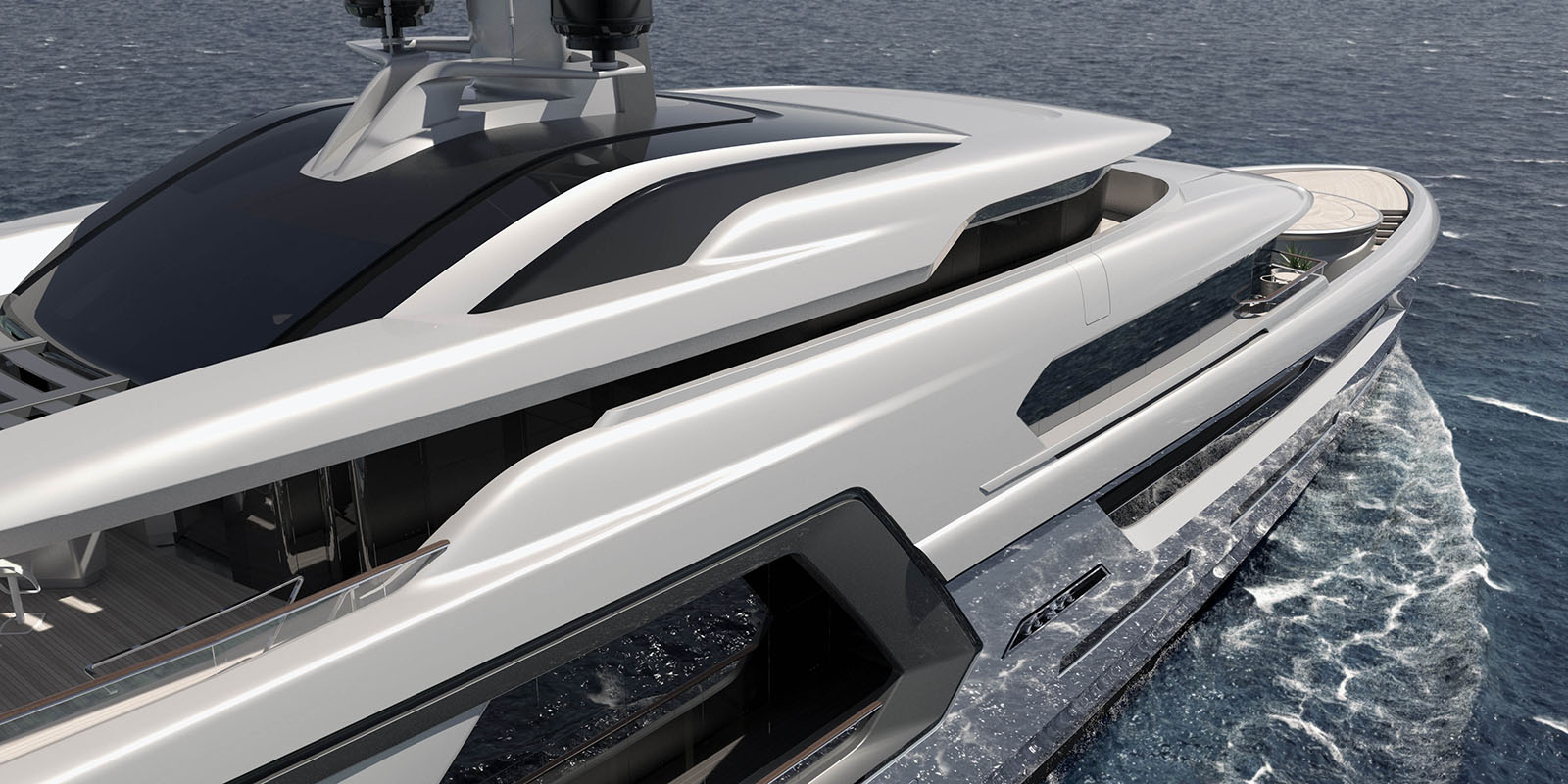 Phathom yacht 80m studio design