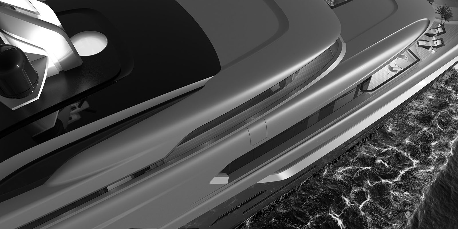 Phathom yacht 80m studio design