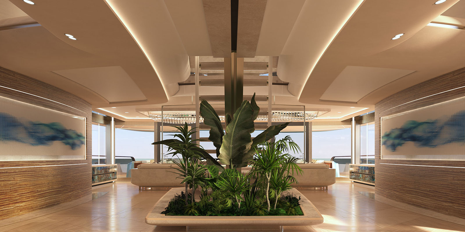 Phathom yacht 80m studio design