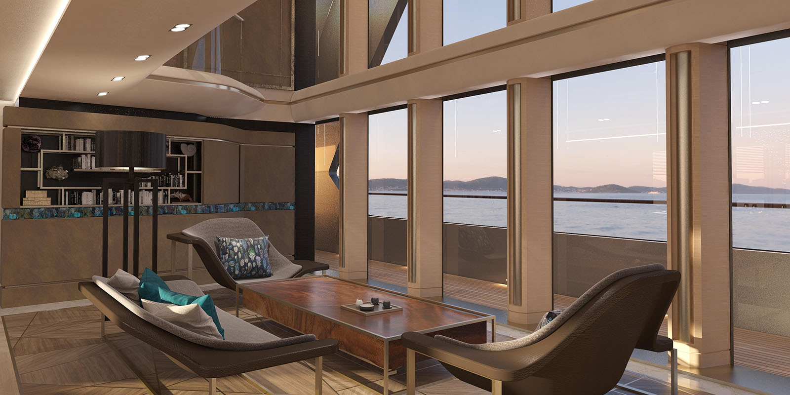 Phathom yacht 80m studio design