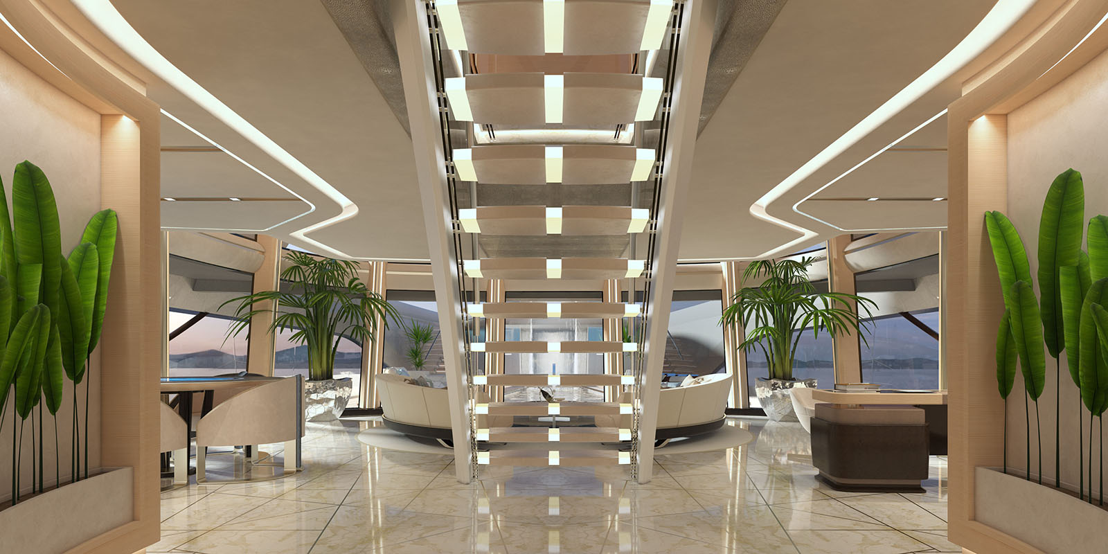 Phathom yacht 80m studio design