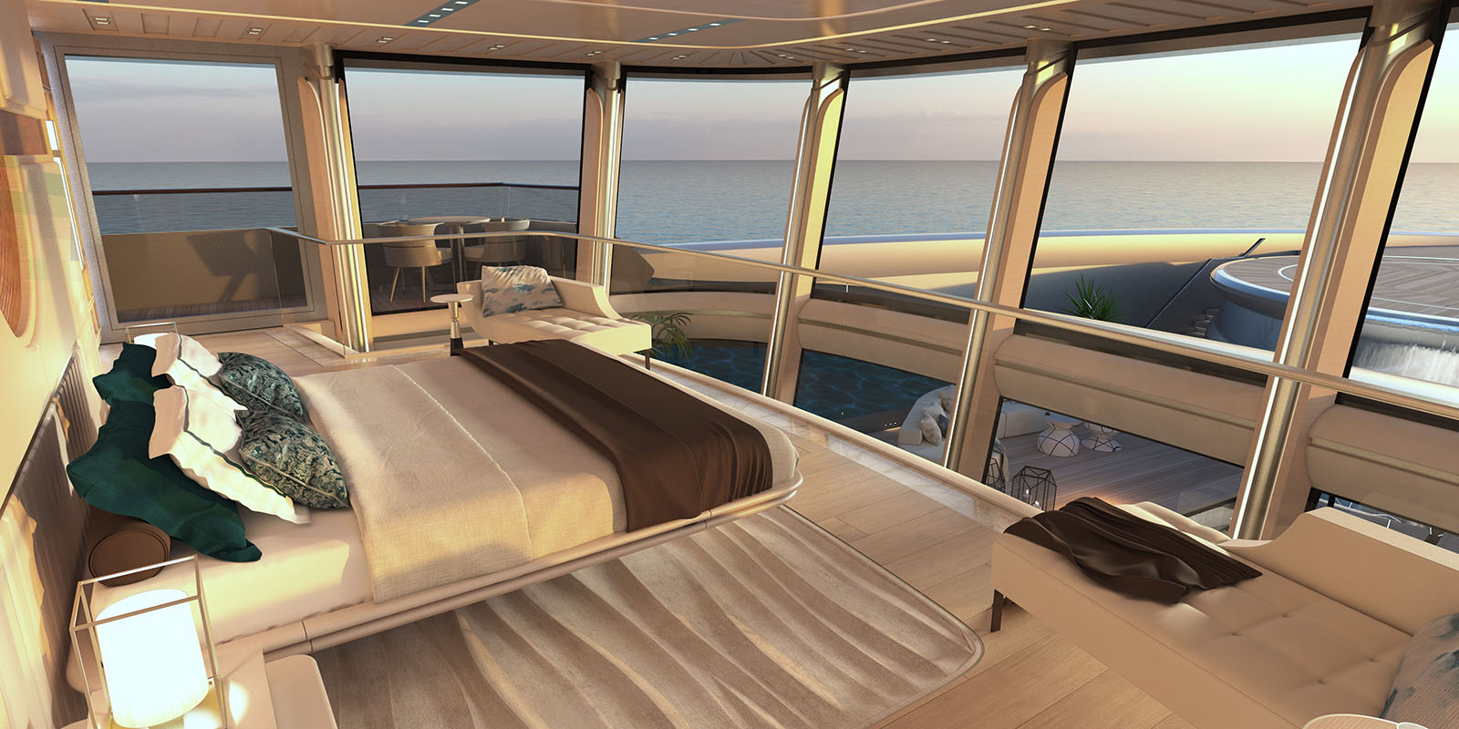 Phathom yacht 80m studio design