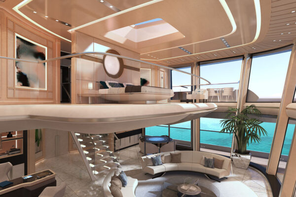 Phathom yacht 80m studio design