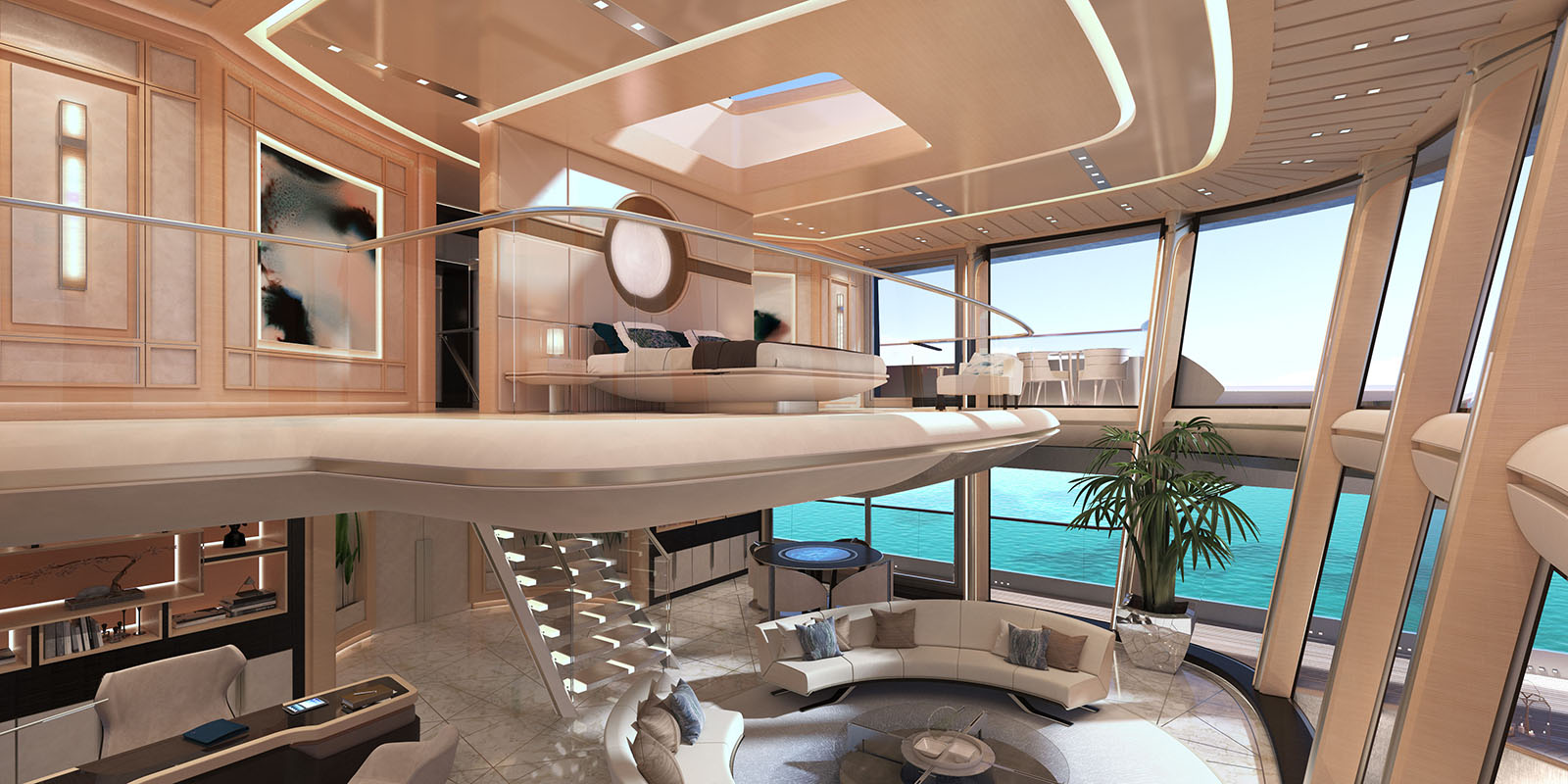 Phathom yacht 80m studio design