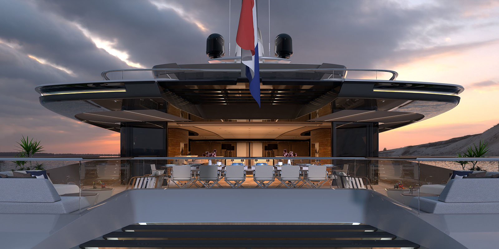 Phathom yacht 80m studio design