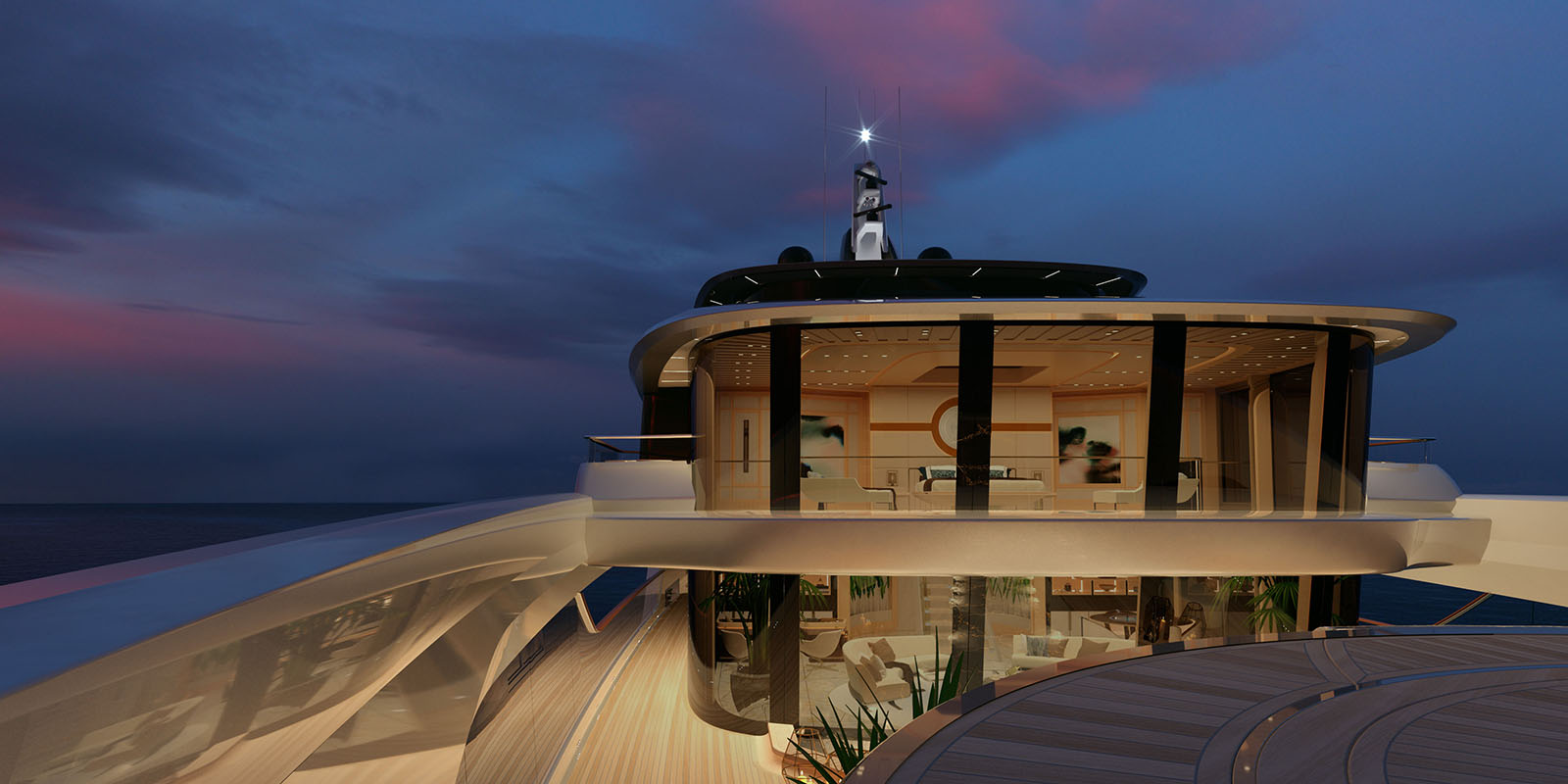 Phathom yacht 80m studio design