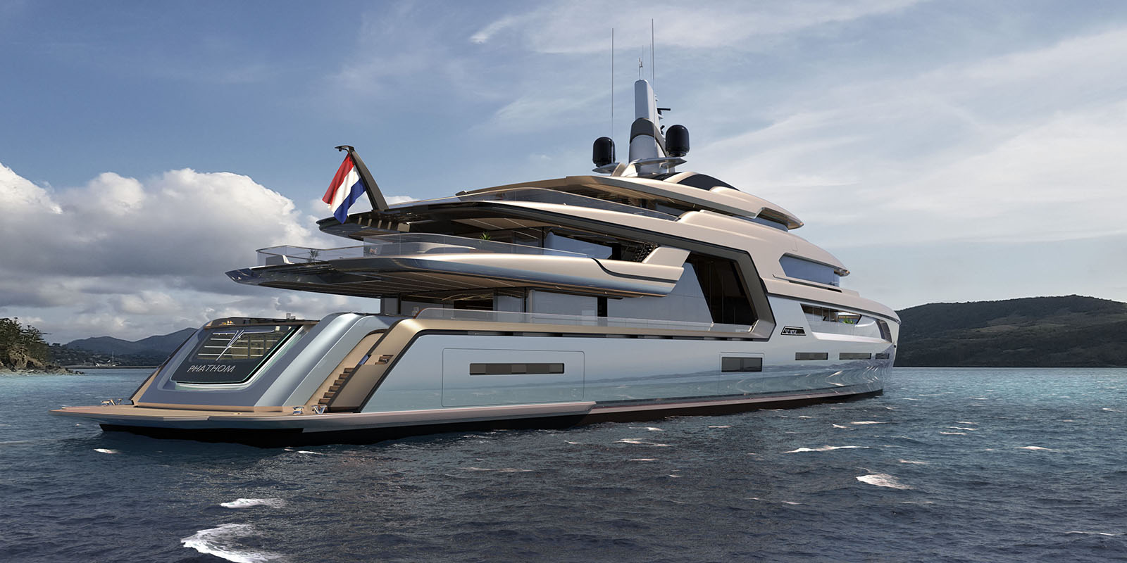 Phathom yacht 80m studio design