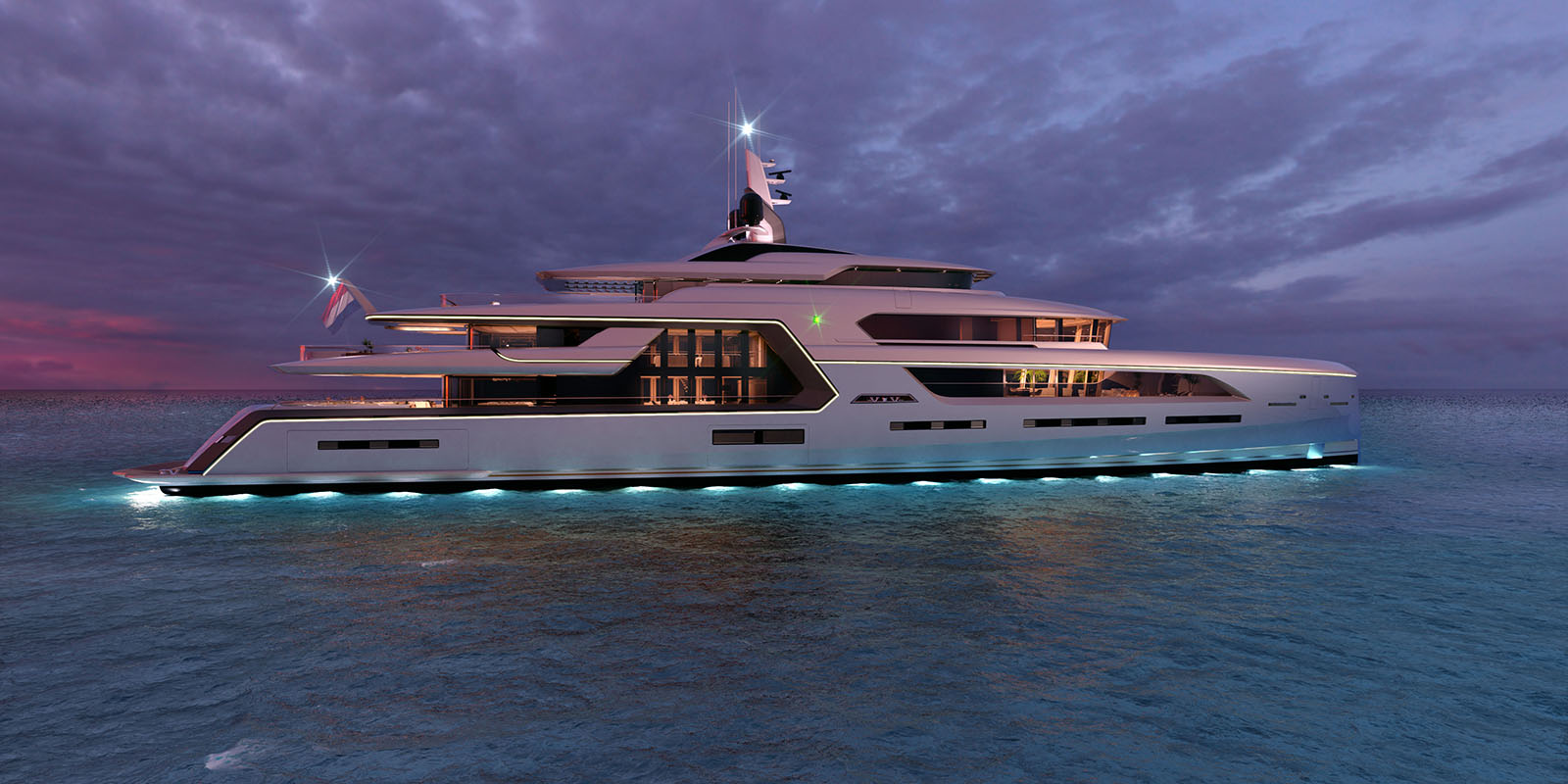 Phathom yacht 80m studio design