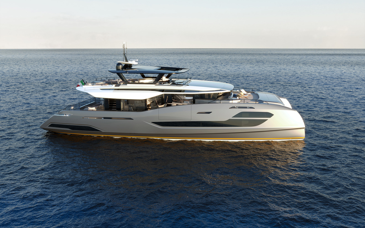 ISA 30M EXTRA VILLA Palumbo Phathom studio yacht design