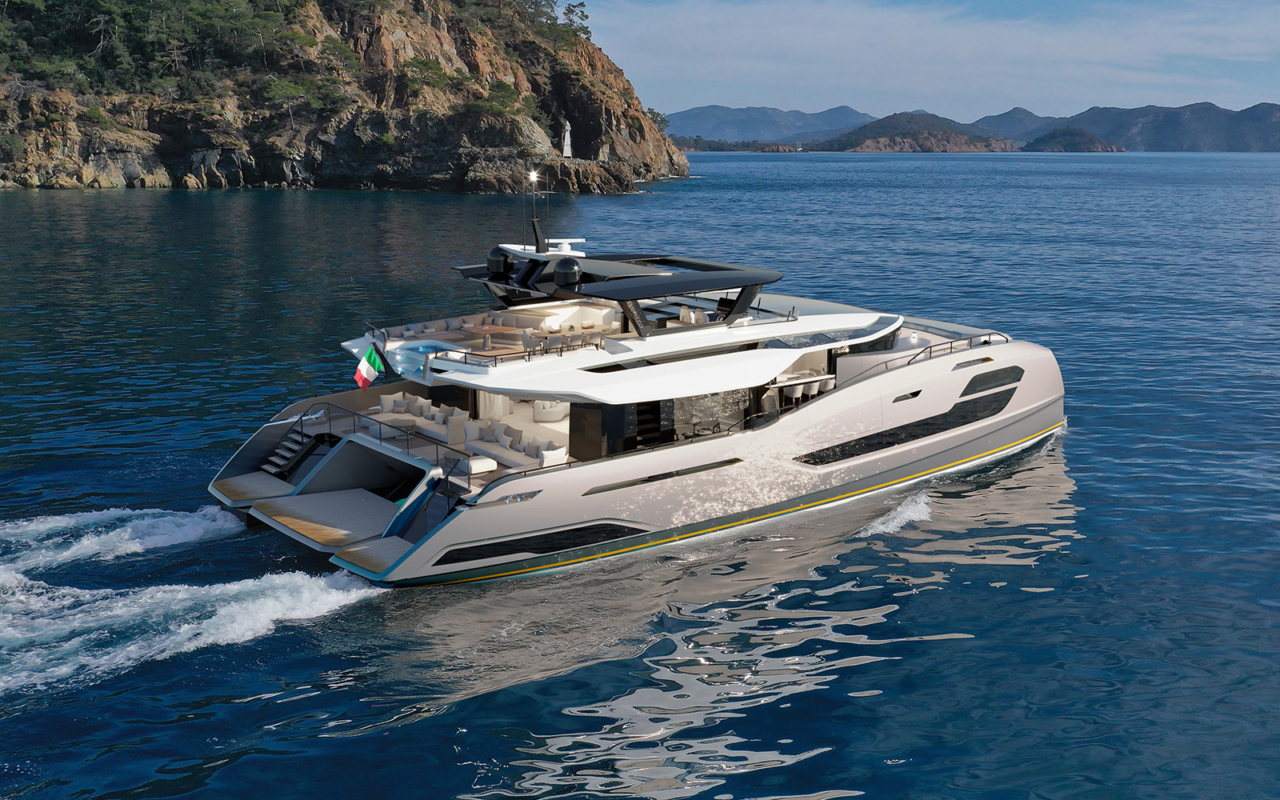 ISA 30M EXTRA VILLA Palumbo Phathom studio yacht design