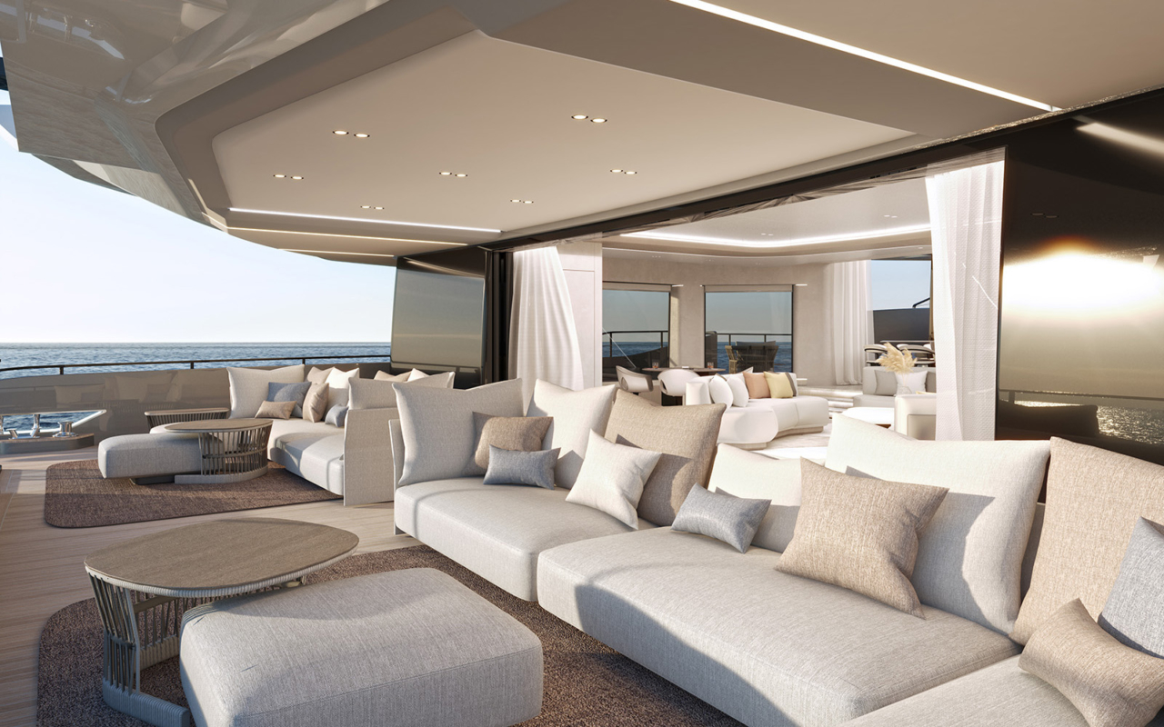 ISA 30M EXTRA VILLA Palumbo Phathom studio yacht design