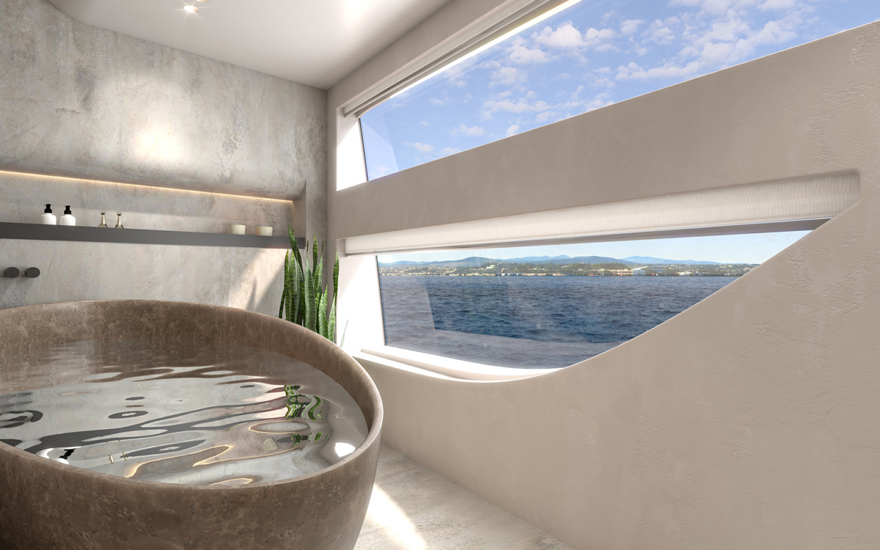 ISA 30M EXTRA VILLA Palumbo Phathom studio yacht design