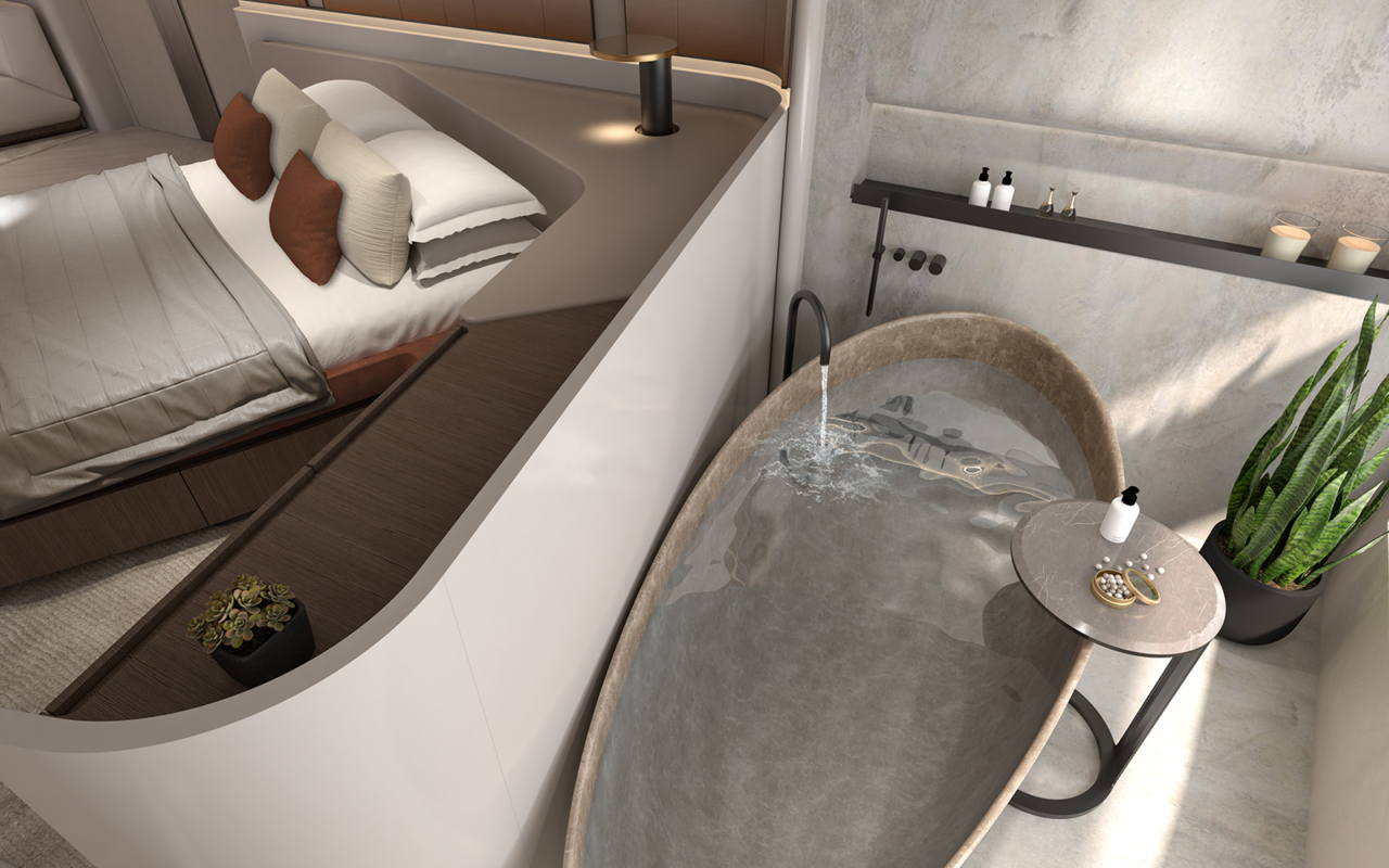 ISA 30M EXTRA VILLA Palumbo Phathom studio yacht design