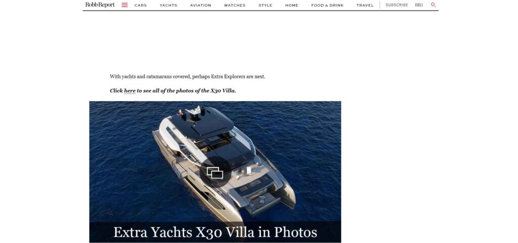 ISA 30M EXTRA VILLA Palumbo Phathom studio yacht design