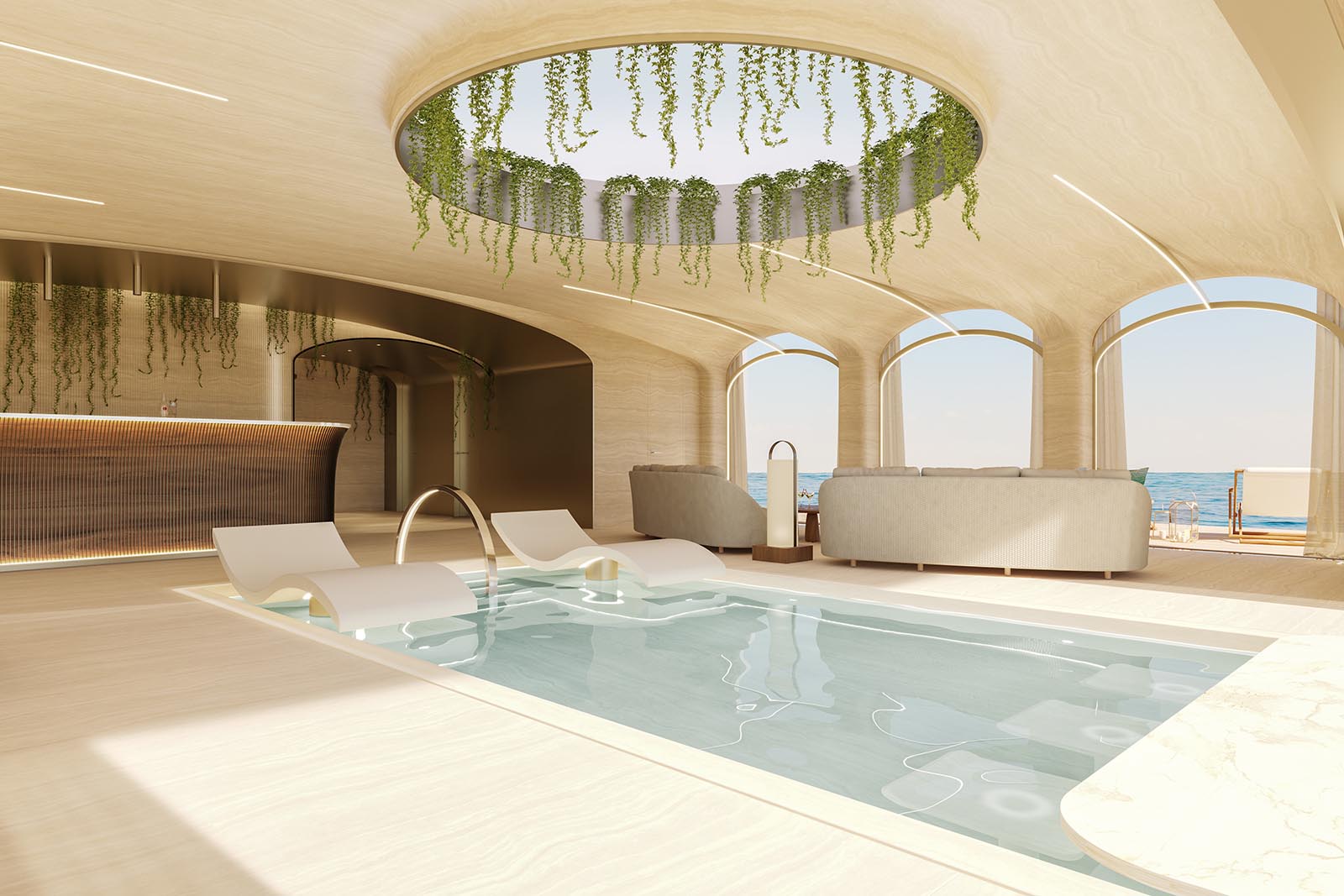 75m DORRIES ALYRA Yacht Interior Design