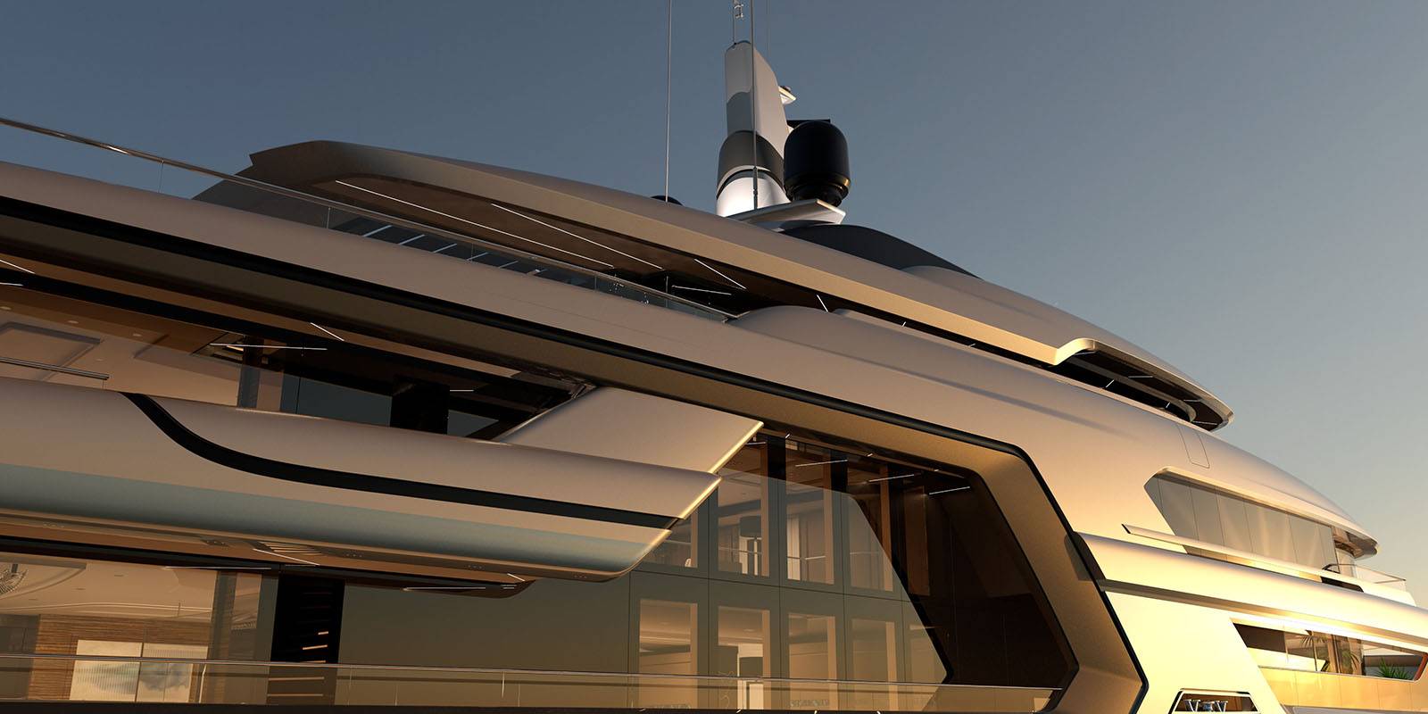 Phathom yacht 80m studio design