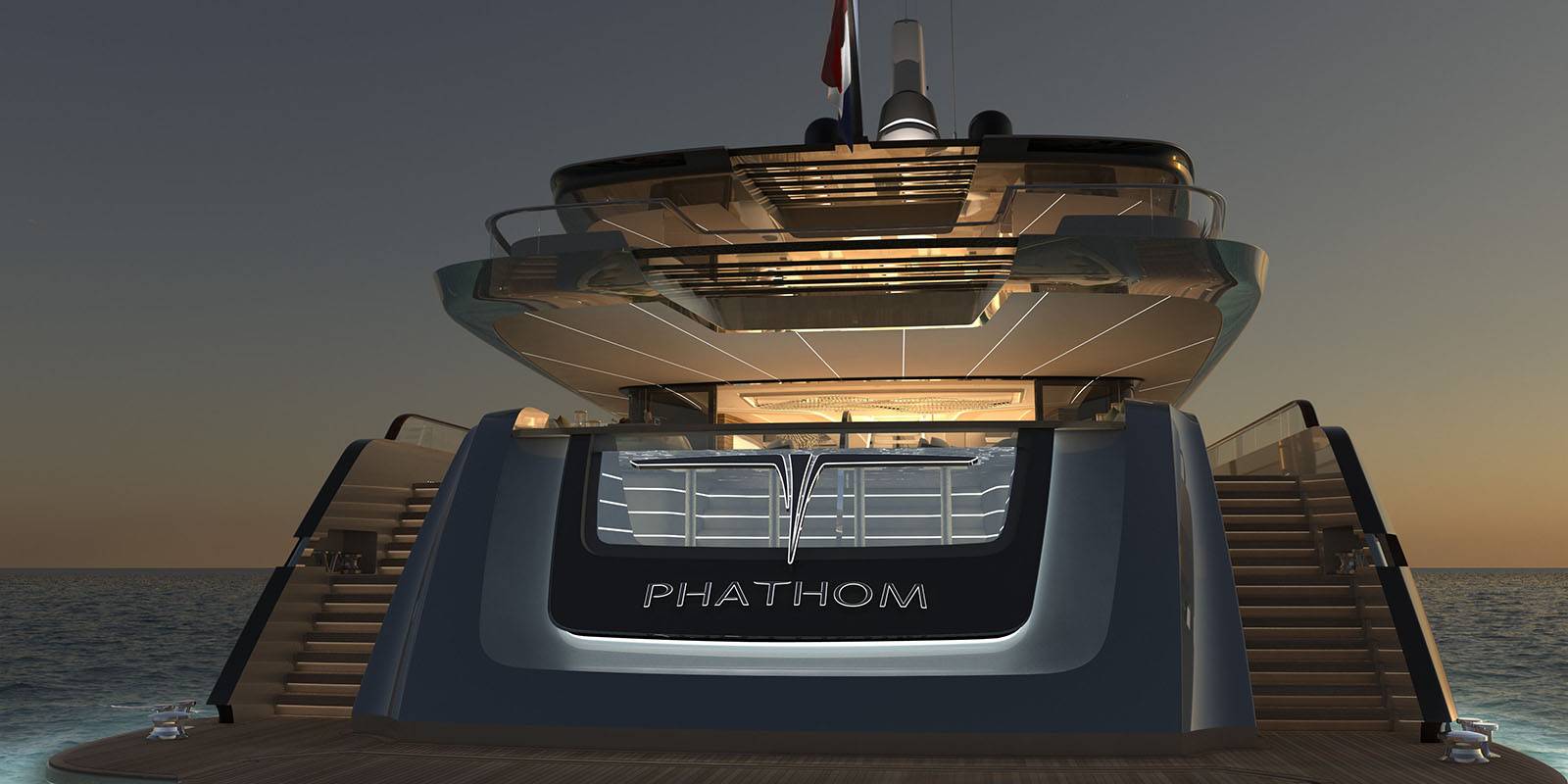 Phathom yacht 80m studio design