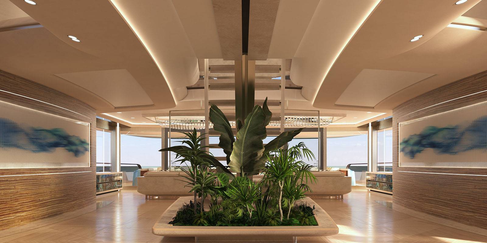 Phathom yacht 80m studio design
