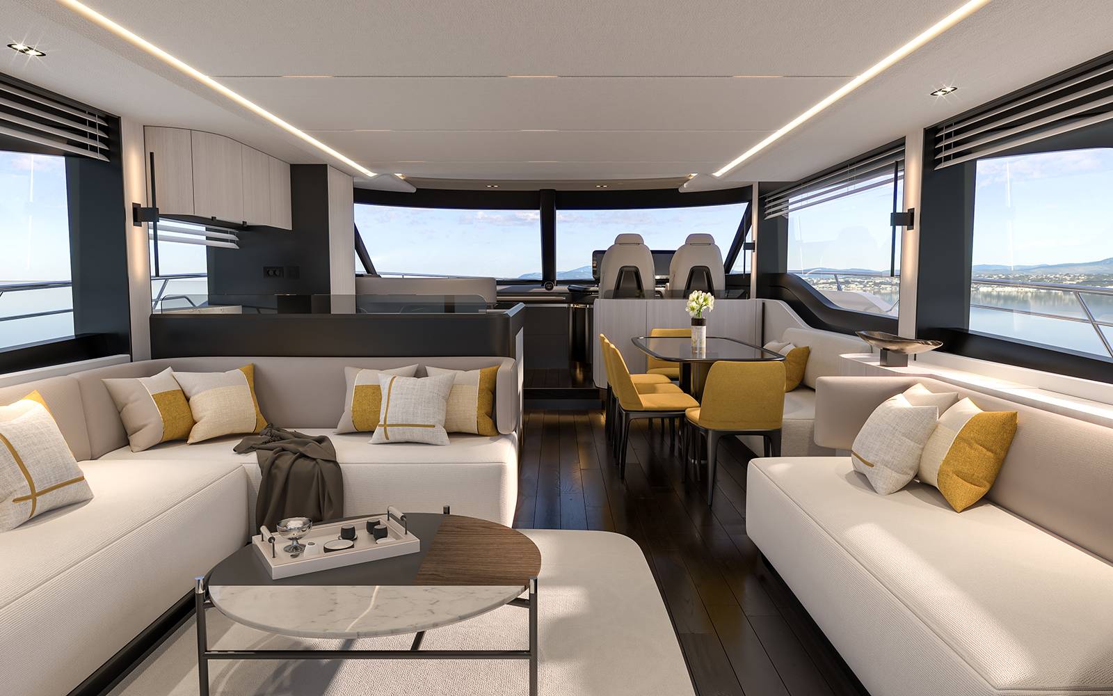 Gulf Craft Majesty 72 designed by Phathom Studio Yacht Design
