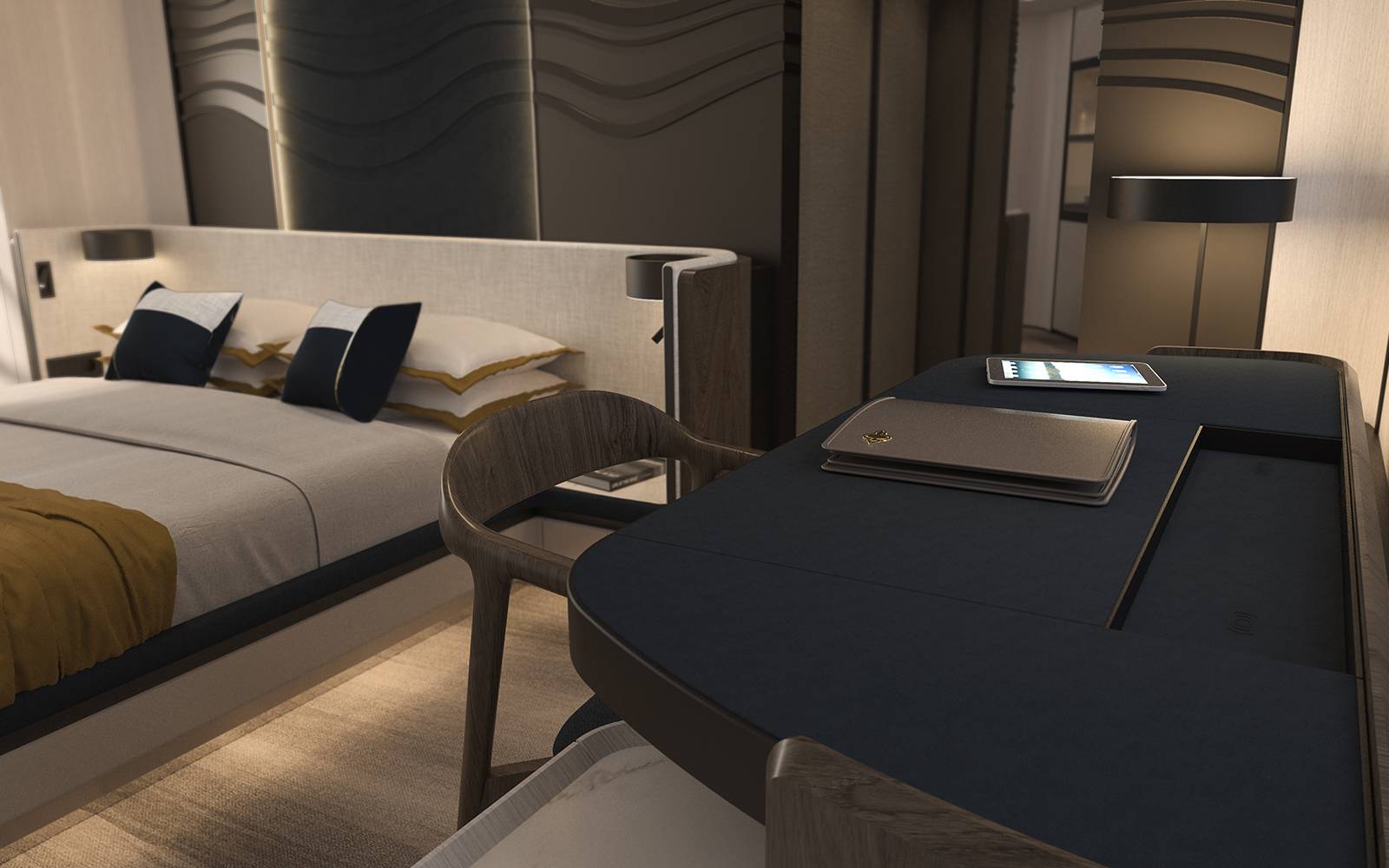 Gulf Craft Majesty 72 designed by Phathom Studio Yacht Design